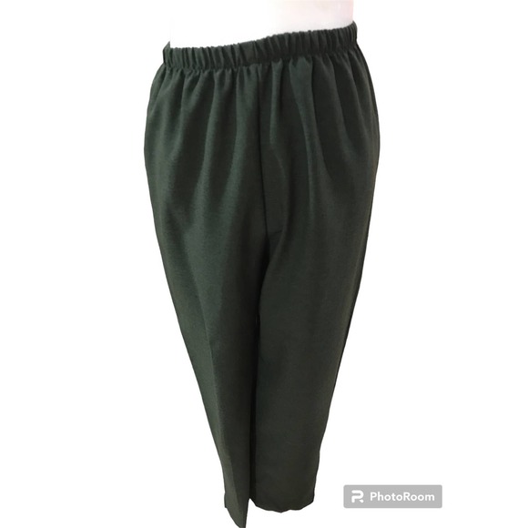 - I.S.B. INC Vintage Hunter Green Women's ‎ 2 Piece Pantsuit- 6P - Picture 4 of 15